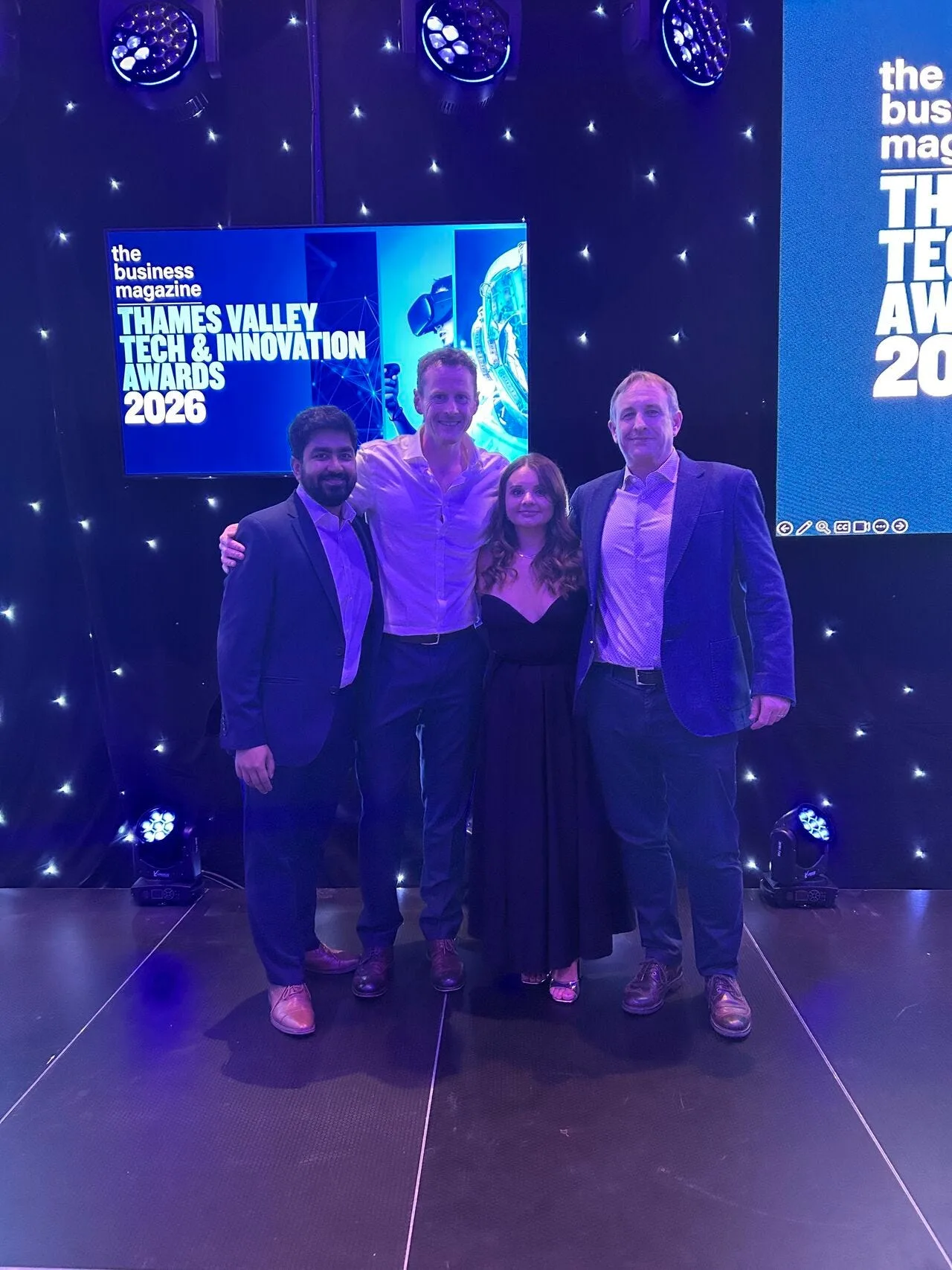 The Toca team at the Thames Valley Tech & Innovation Awards 2026